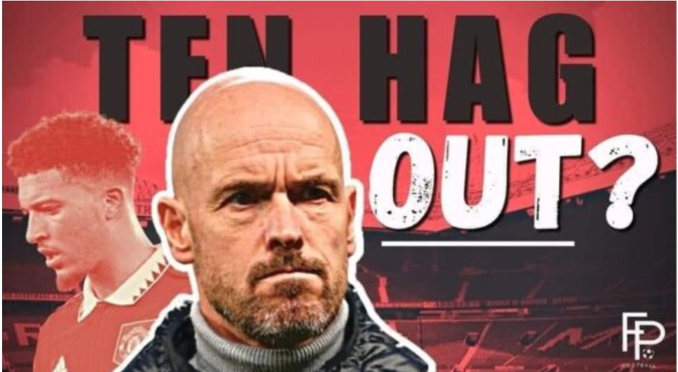 There is a 95% chance that Eric Ten Hag will be dismissed from his role ...