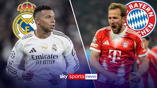 Kylian Mbappé pulled one back for Madrid after Bayern had gone two goals ahead at the Santiago Bernabéu, with Luis Díaz opening the scoring late in the first half.