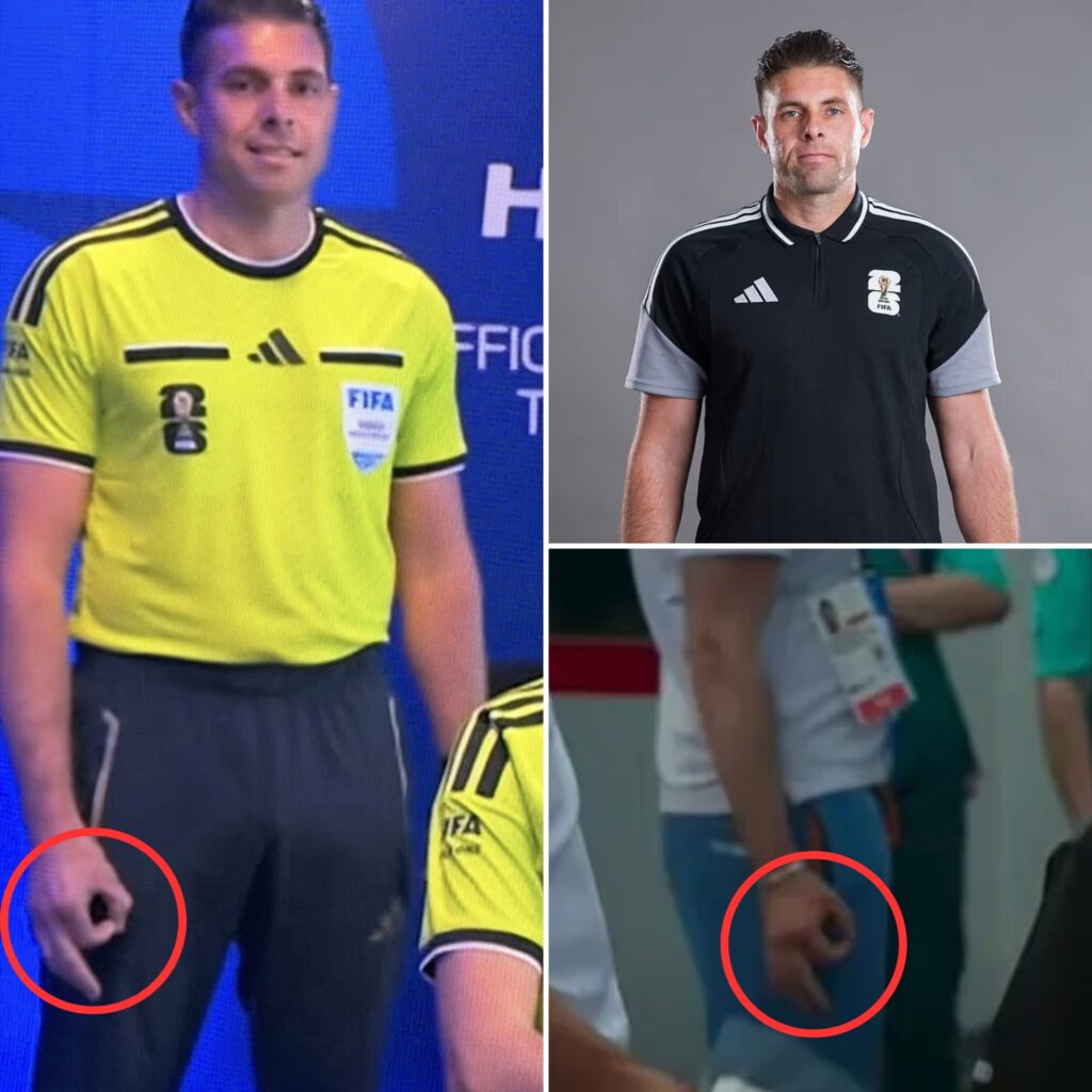 The World Cup referee accused of making a gesture linked to extremist symbolism has finally responded after days of intense criticism.