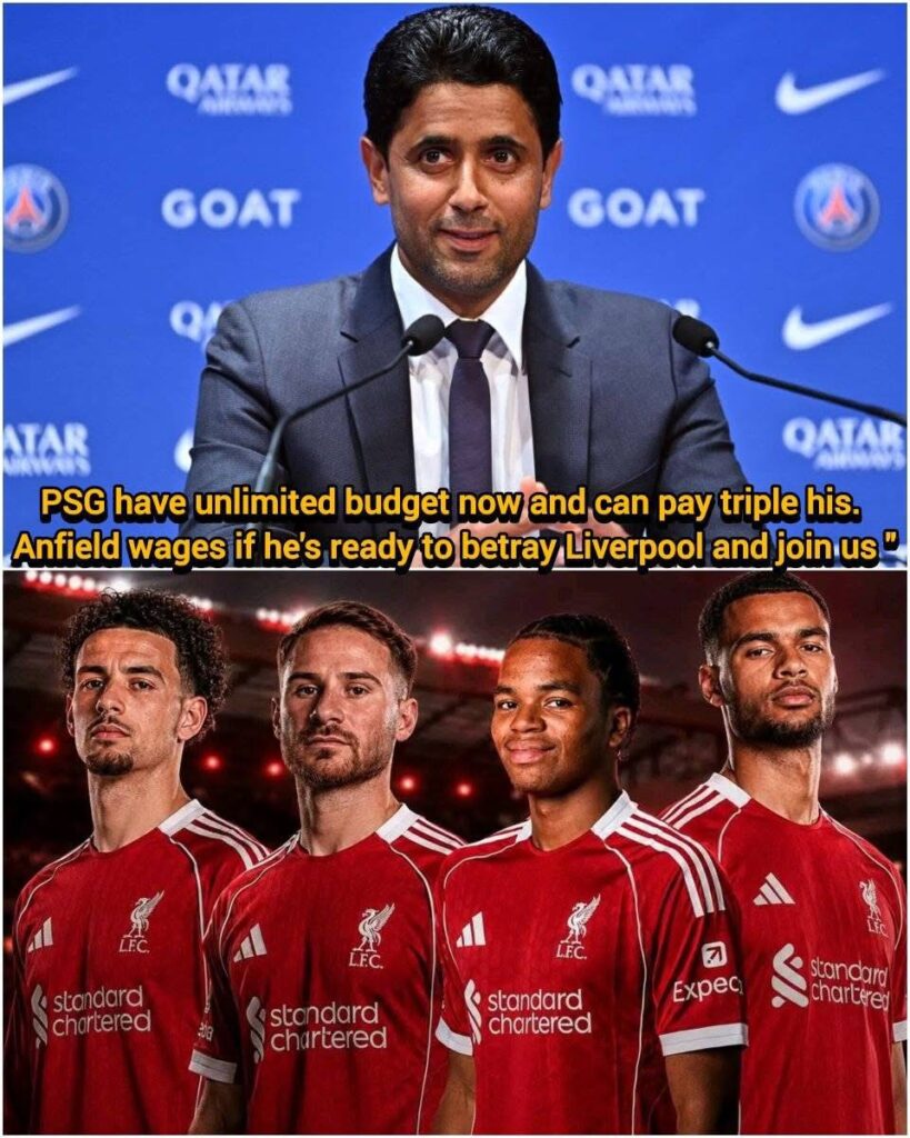 PSG Authorize Historic €210M Package for Liverpool Star in World-Record Transfer Attempt