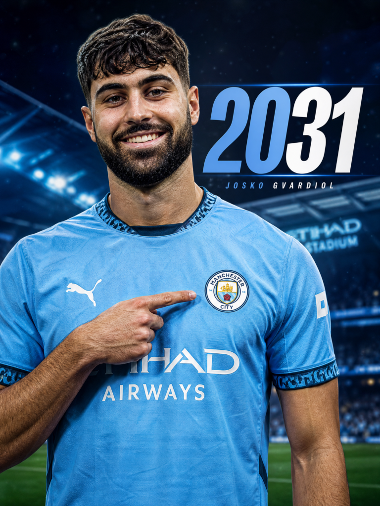It’s a done deal! He’s staying until 2031…” — Josko Gvardiol has reportedly signed a HUGE new contract with Manchester City