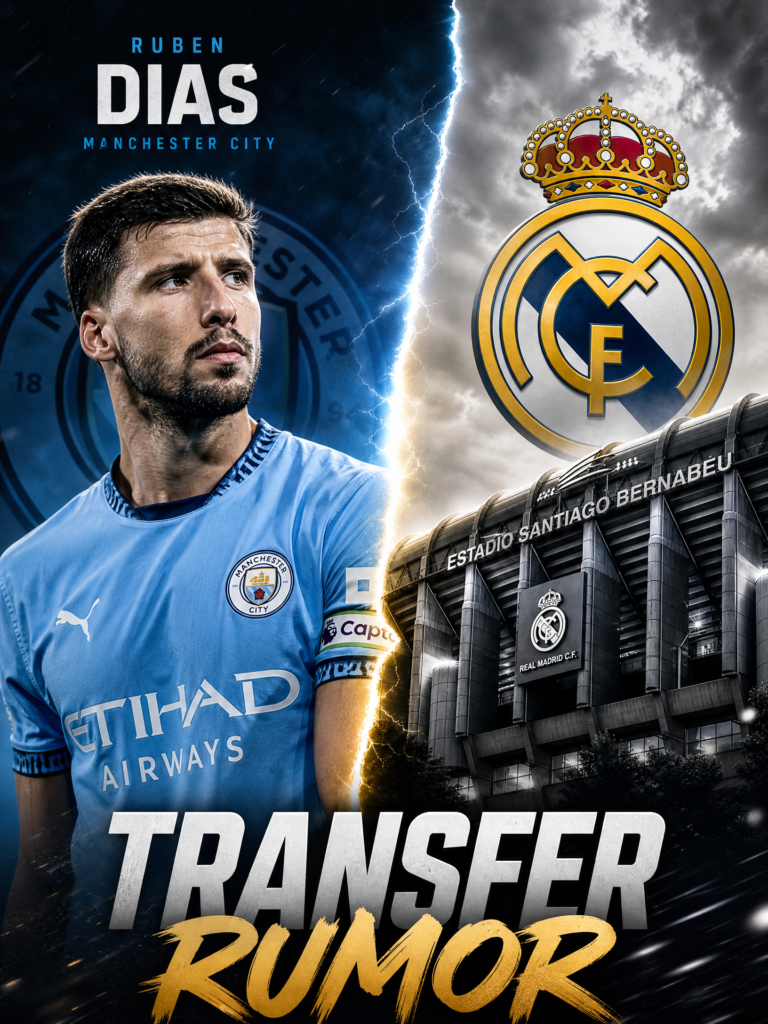 Real Madrid are seriously considering a move…” — Manchester City could be about to lose their defensive rock, Ruben Dias, to the Spanish giants