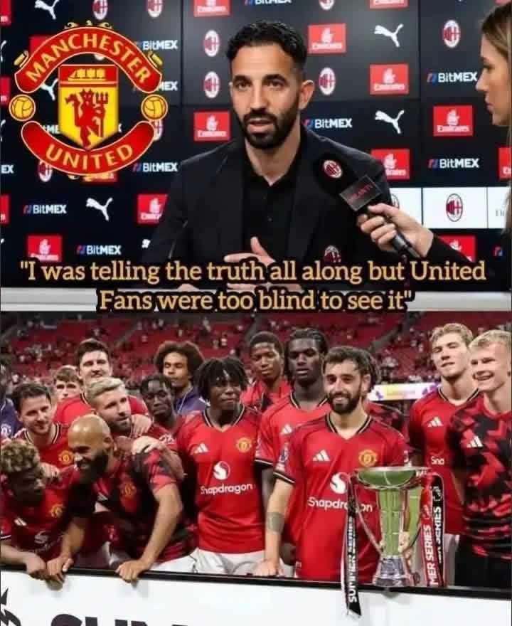 Ruben Amorim has reportedly accused Manchester United’s hierarchy of making him a scapegoat for the club’s struggles.